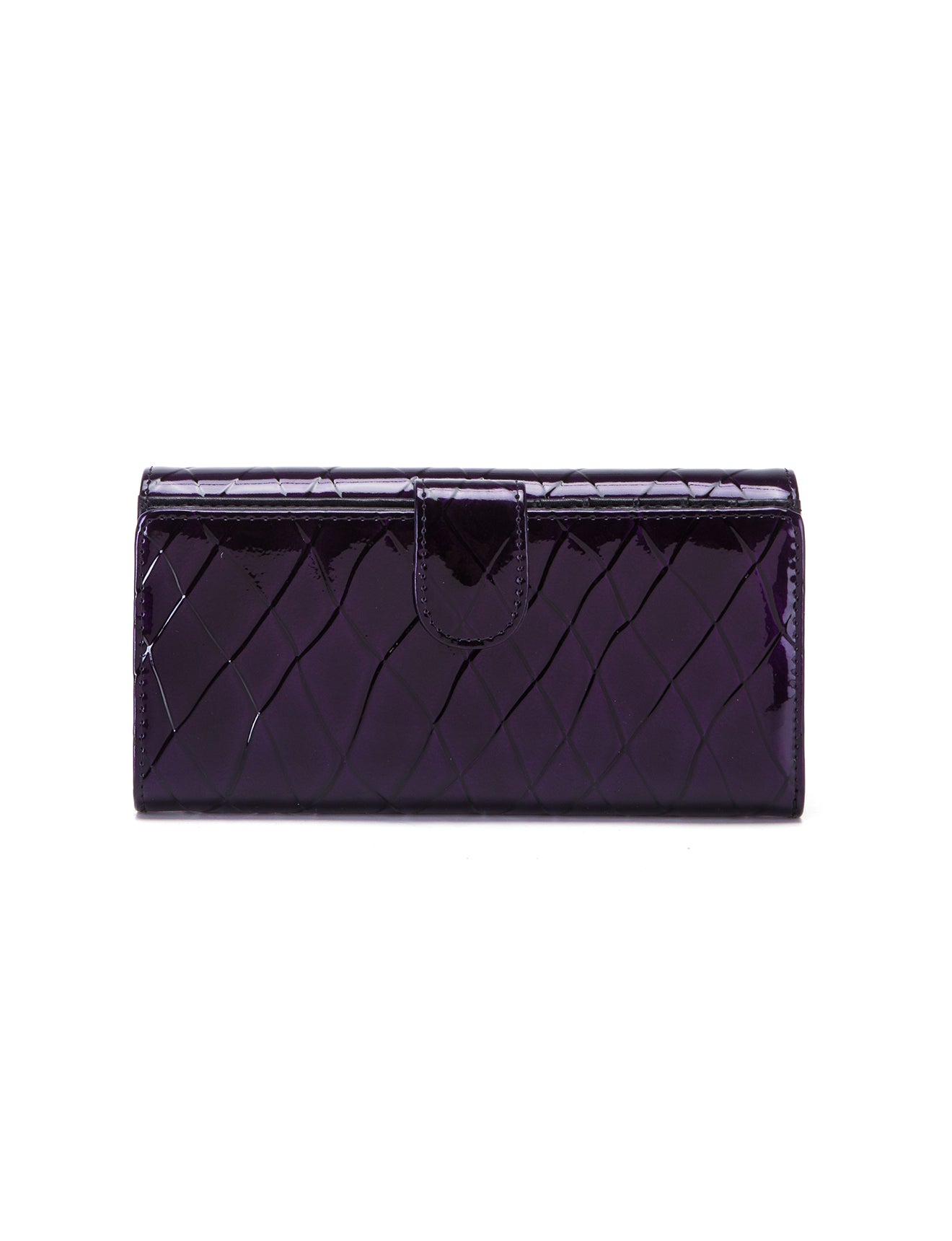YOLANDA LARGE  PATENT LEATHER WALLET WITH RFID- WSF2701