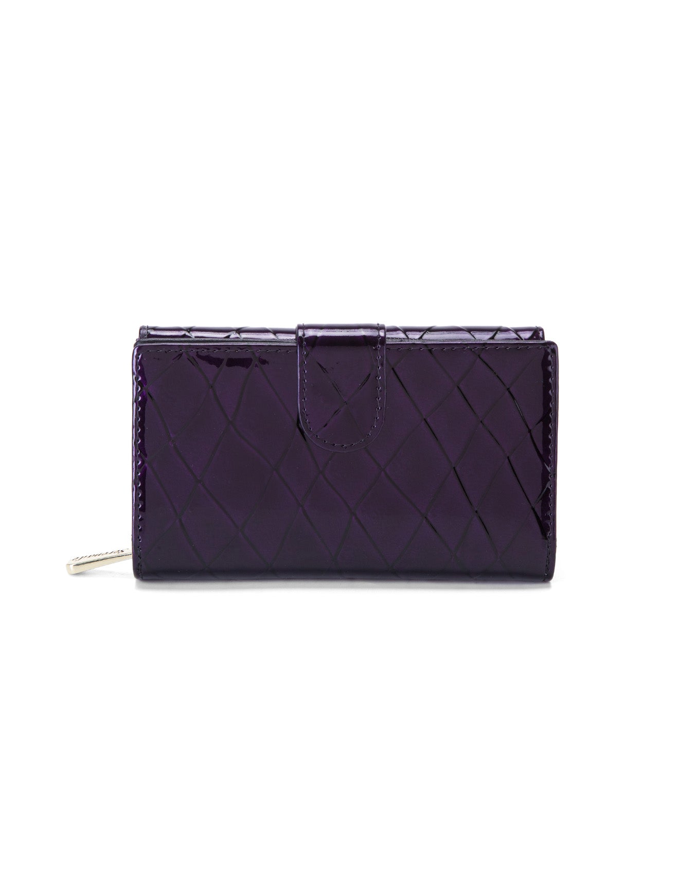 YOLANDA  MEDIUM PATENT LEATHER WALLET WITH RFID-WSF2702