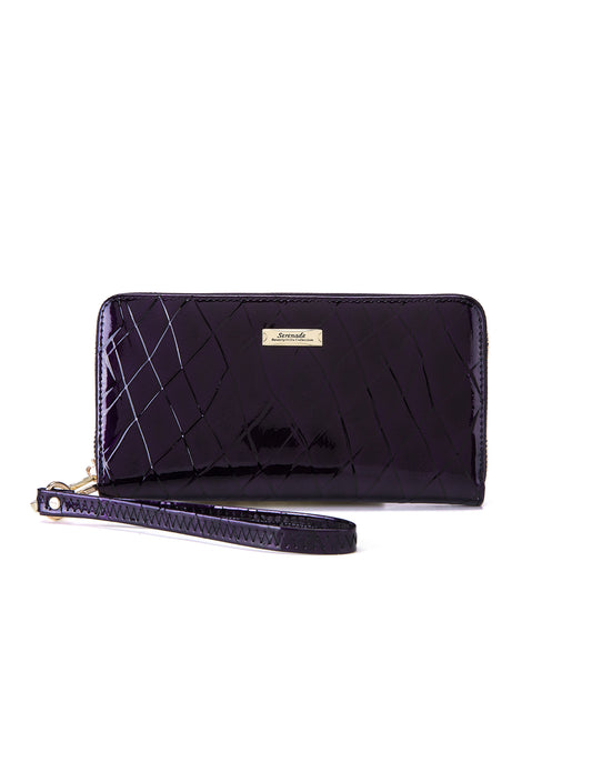 YOLANDA ZIP AROUND LEATHER RFID WALLET- WSF2716