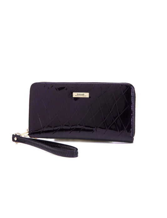 YOLANDA ZIP AROUND LEATHER RFID WALLET- WSF2716