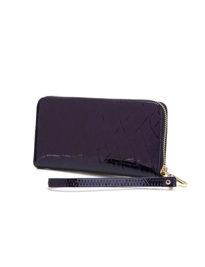 YOLANDA ZIP AROUND LEATHER RFID WALLET- WSF2716