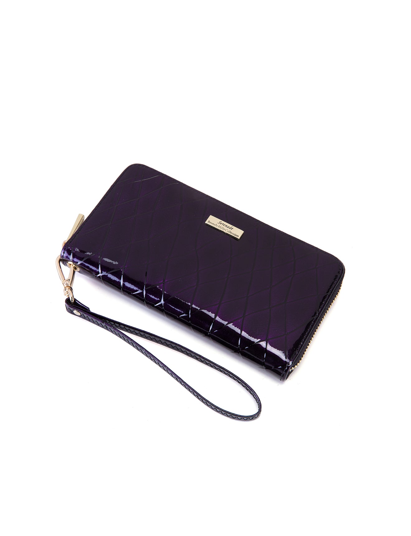 YOLANDA ZIP AROUND LEATHER RFID WALLET- WSF2716
