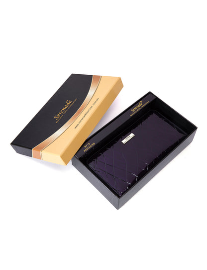 YOLANDA ZIP AROUND LEATHER RFID WALLET- WSF2716