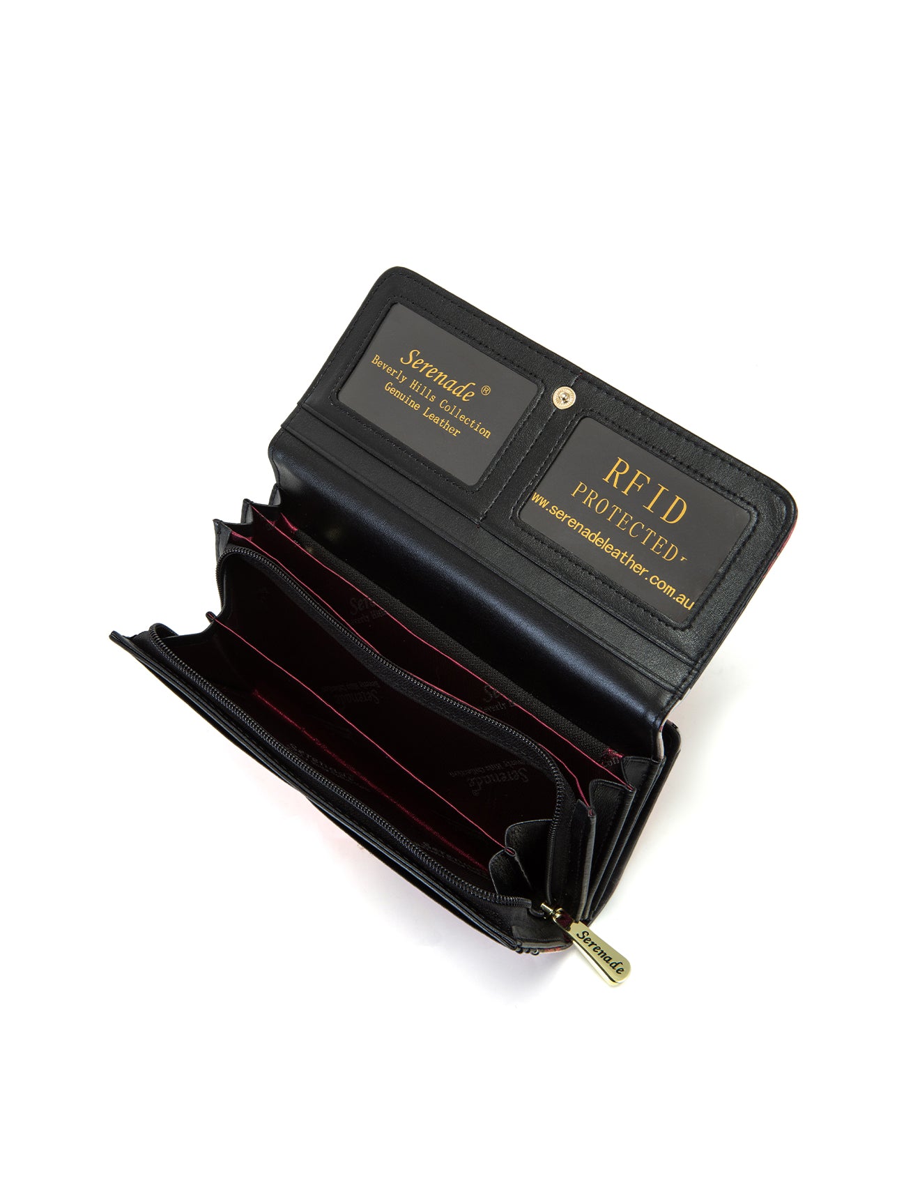 HARRIET LARGE  PATENT LEATHER WALLET WITH RFID- WSF2801