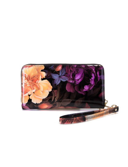 HARRIET ZIP AROUND LEATHER RFID WALLET-WSF2816