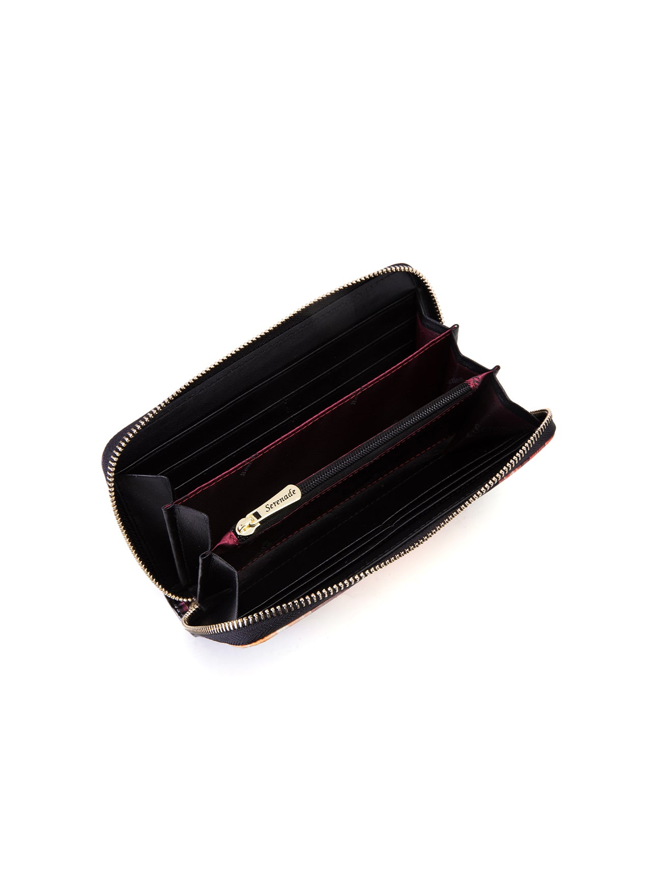 HARRIET ZIP AROUND LEATHER RFID WALLET-WSF2816