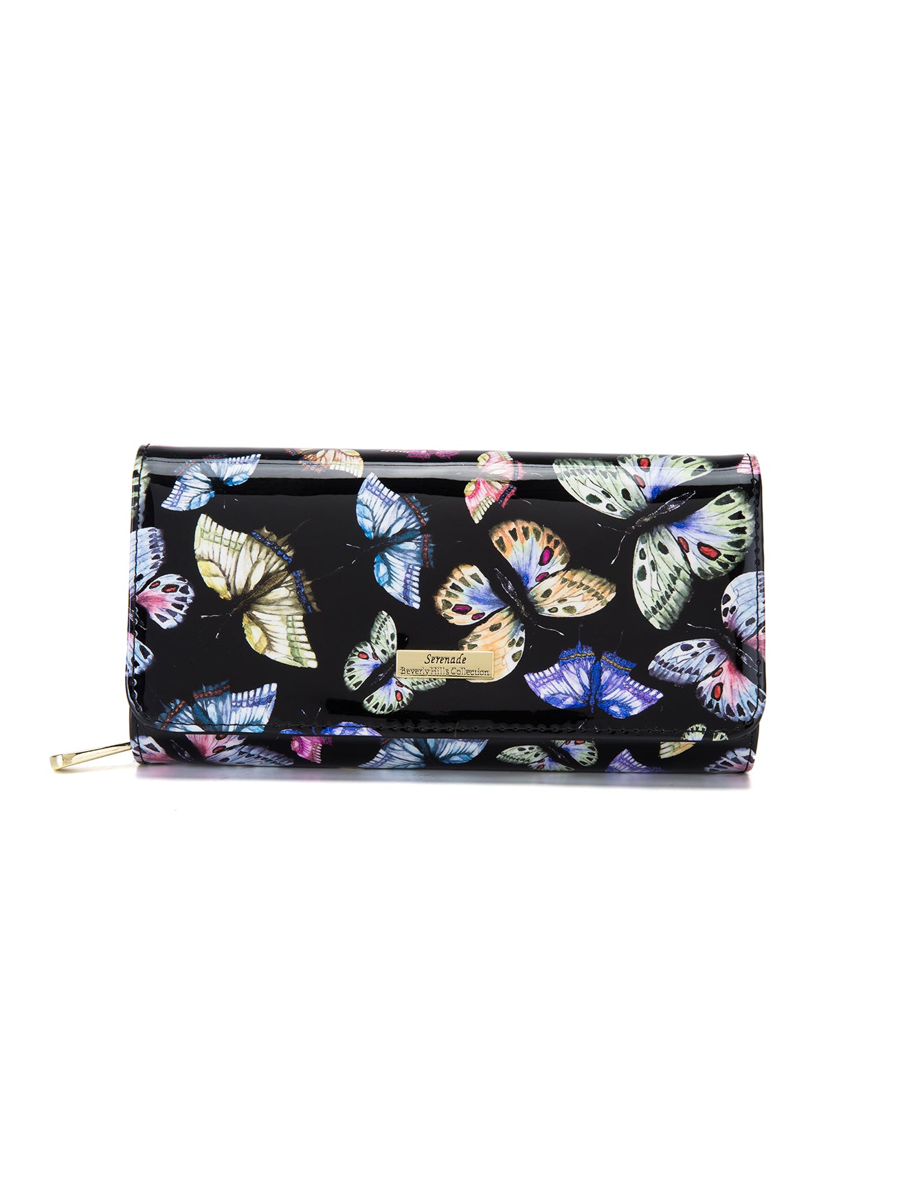 IMPERIA LARGE  PATENT LEATHER WALLET WITH RFID- WSF2901