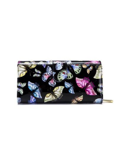 IMPERIA LARGE  PATENT LEATHER WALLET WITH RFID- WSF2901
