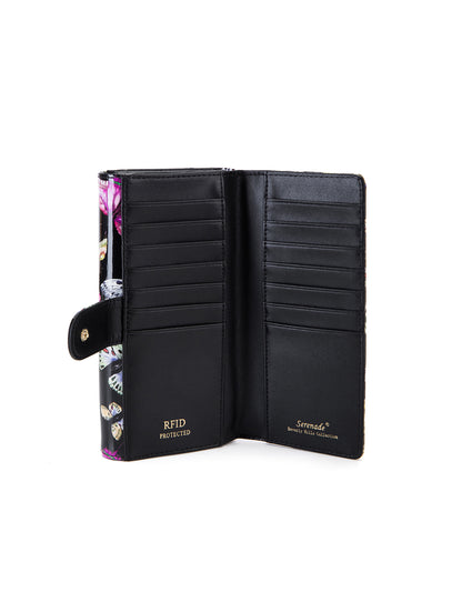 IMPERIA LARGE  PATENT LEATHER WALLET WITH RFID- WSF2901