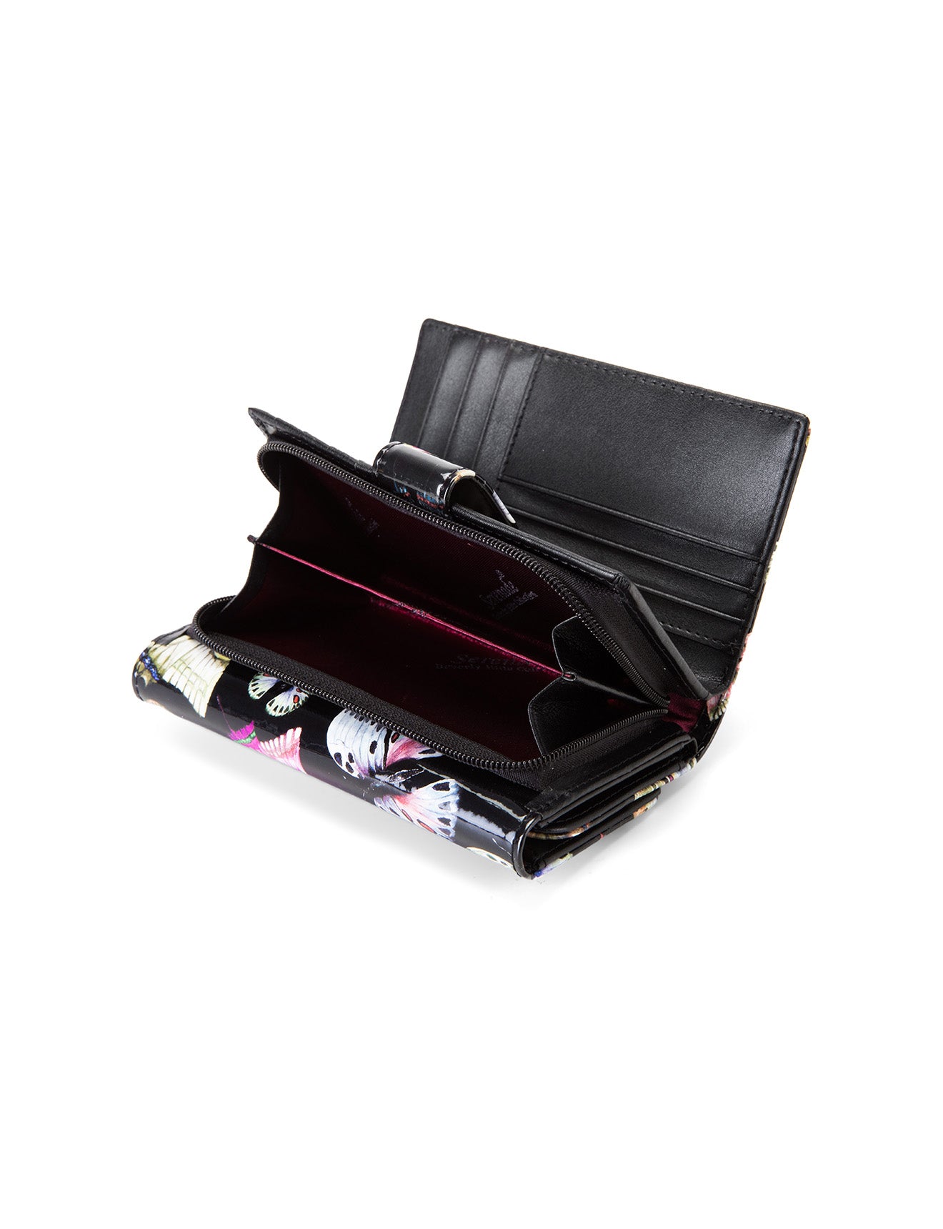 IMPERIA  MEDIUM PATENT LEATHER WALLET WITH RFID-WSF2902