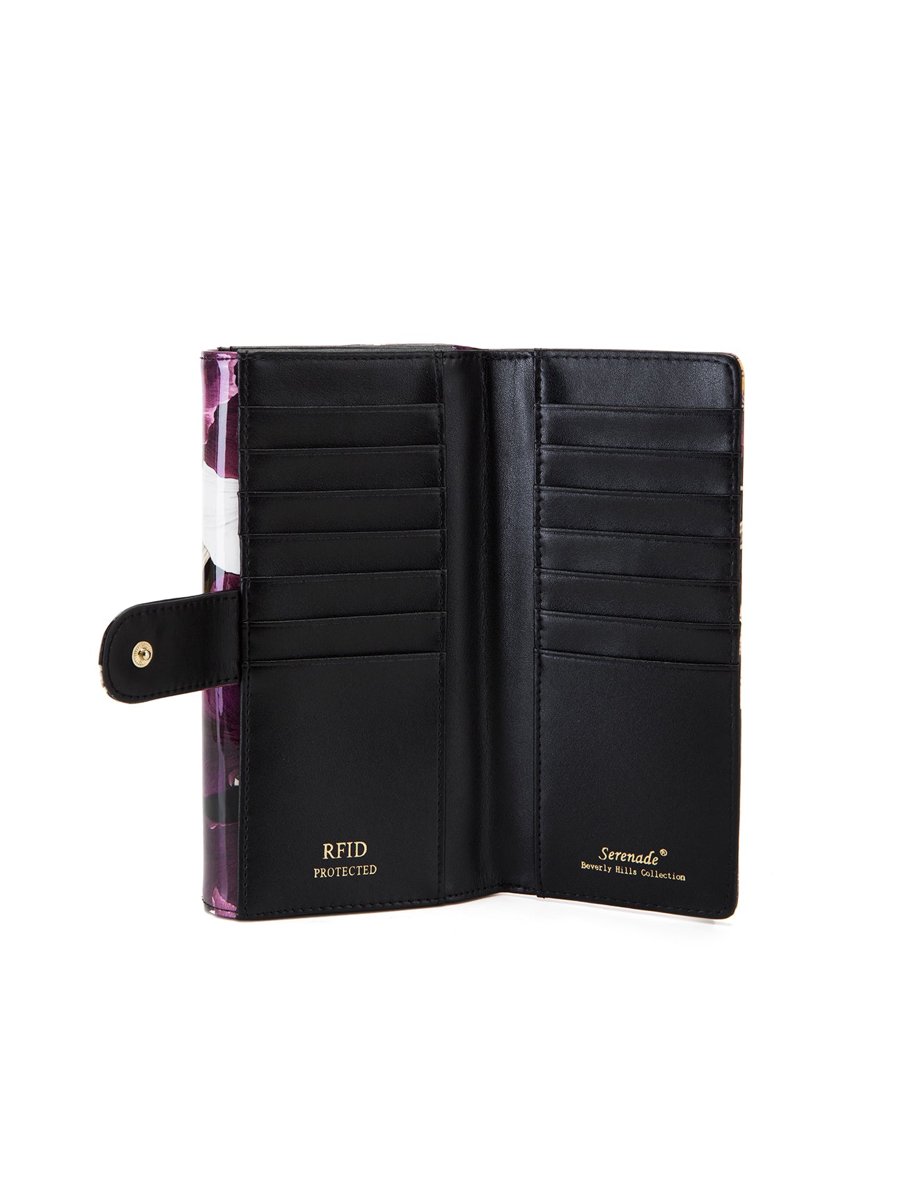 CHARLOTTE LARGE  PATENT LEATHER WALLET WITH RFID- WSF3001