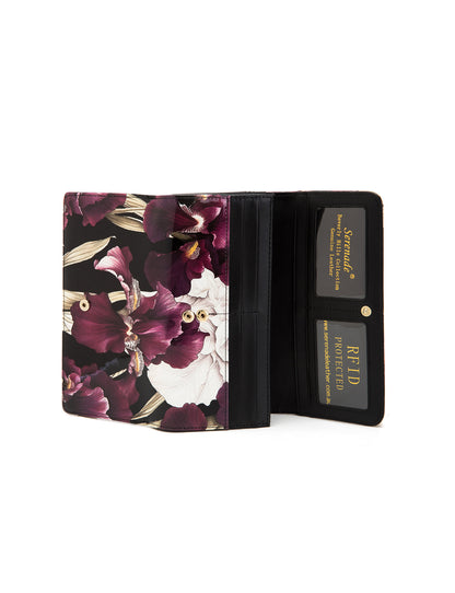 CHARLOTTE LARGE  PATENT LEATHER WALLET WITH RFID- WSF3001