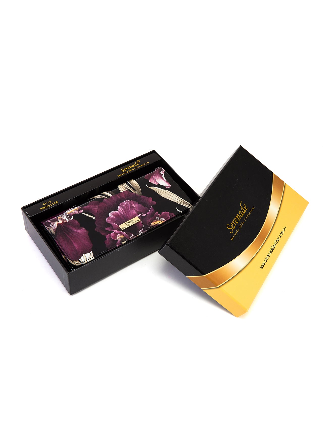 CHARLOTTE LARGE  PATENT LEATHER WALLET WITH RFID- WSF3001