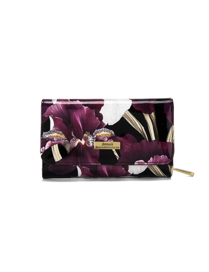 CHARLOTTE  MEDIUM PATENT LEATHER WALLET WITH RFID- WSF3002