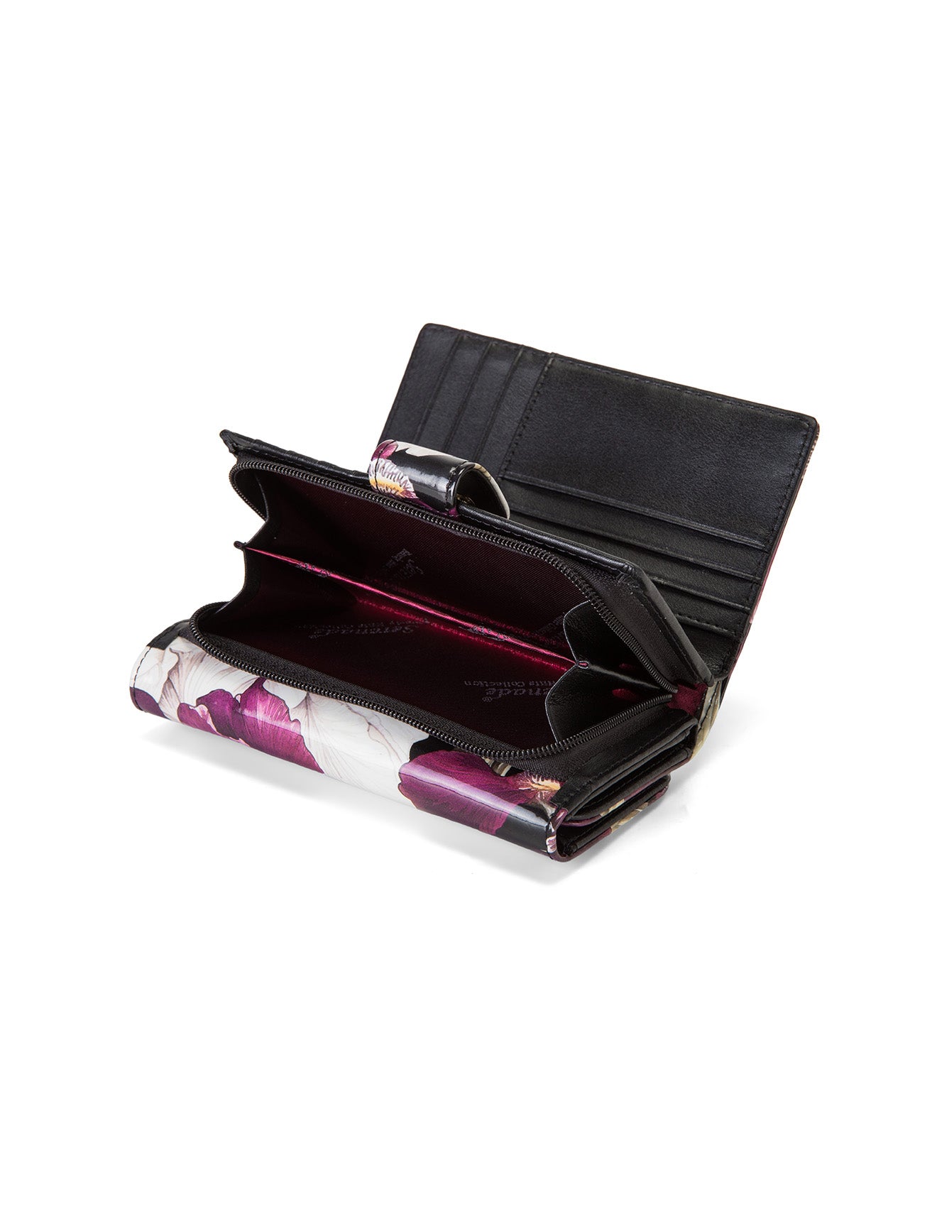 CHARLOTTE  MEDIUM PATENT LEATHER WALLET WITH RFID- WSF3002