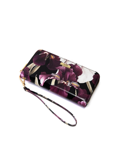 CHARLOTTE ZIP AROUND LEATHER RFID WALLET-WSF3016