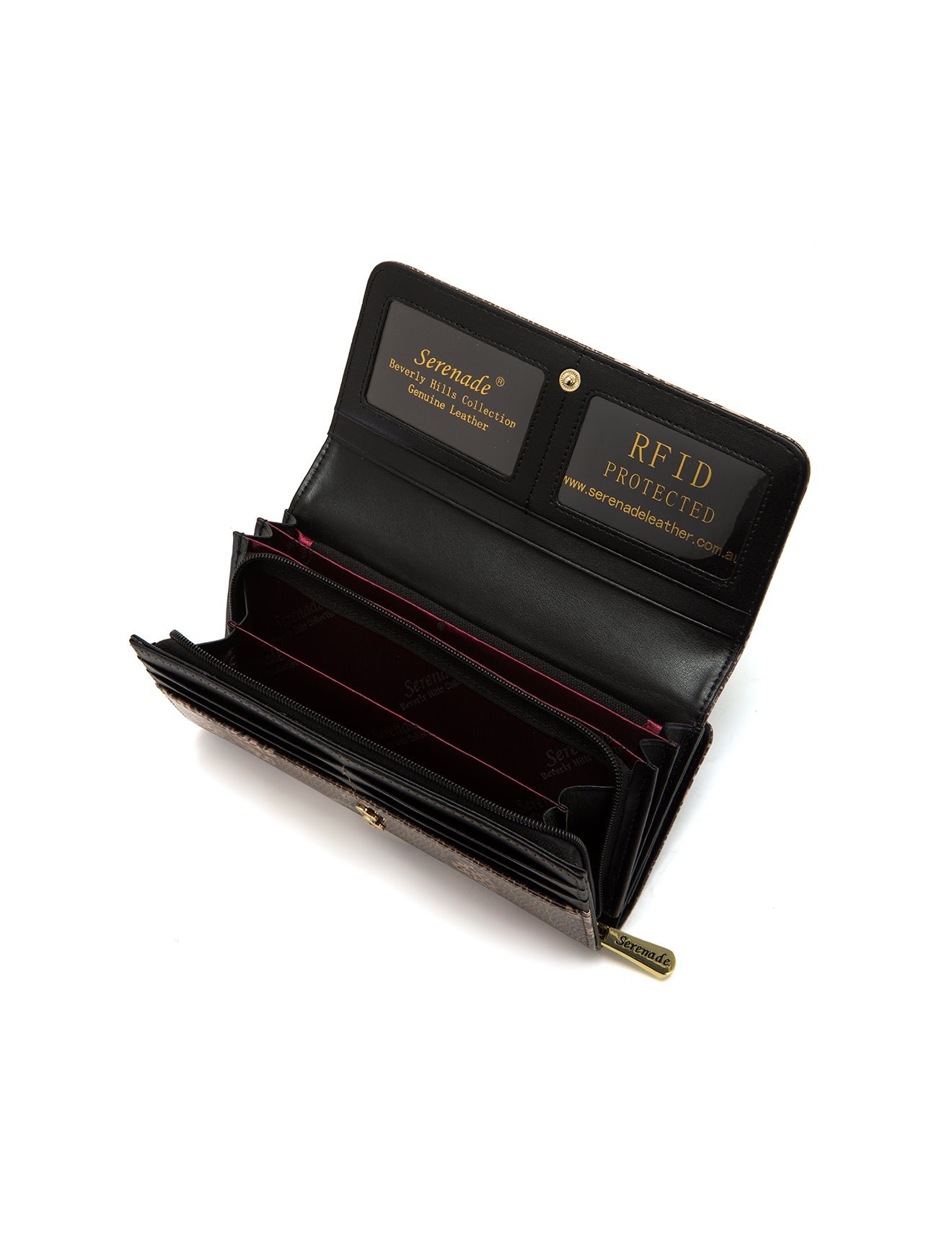 BINDI LARGE  PATENT LEATHER WALLET WITH RFID-WSF3101