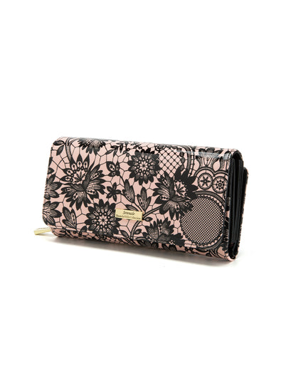 CORSETTE LARGE  PATENT LEATHER WALLET WITH RFID-WSF3201