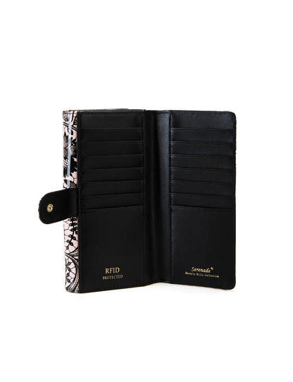 CORSETTE LARGE  PATENT LEATHER WALLET WITH RFID-WSF3201