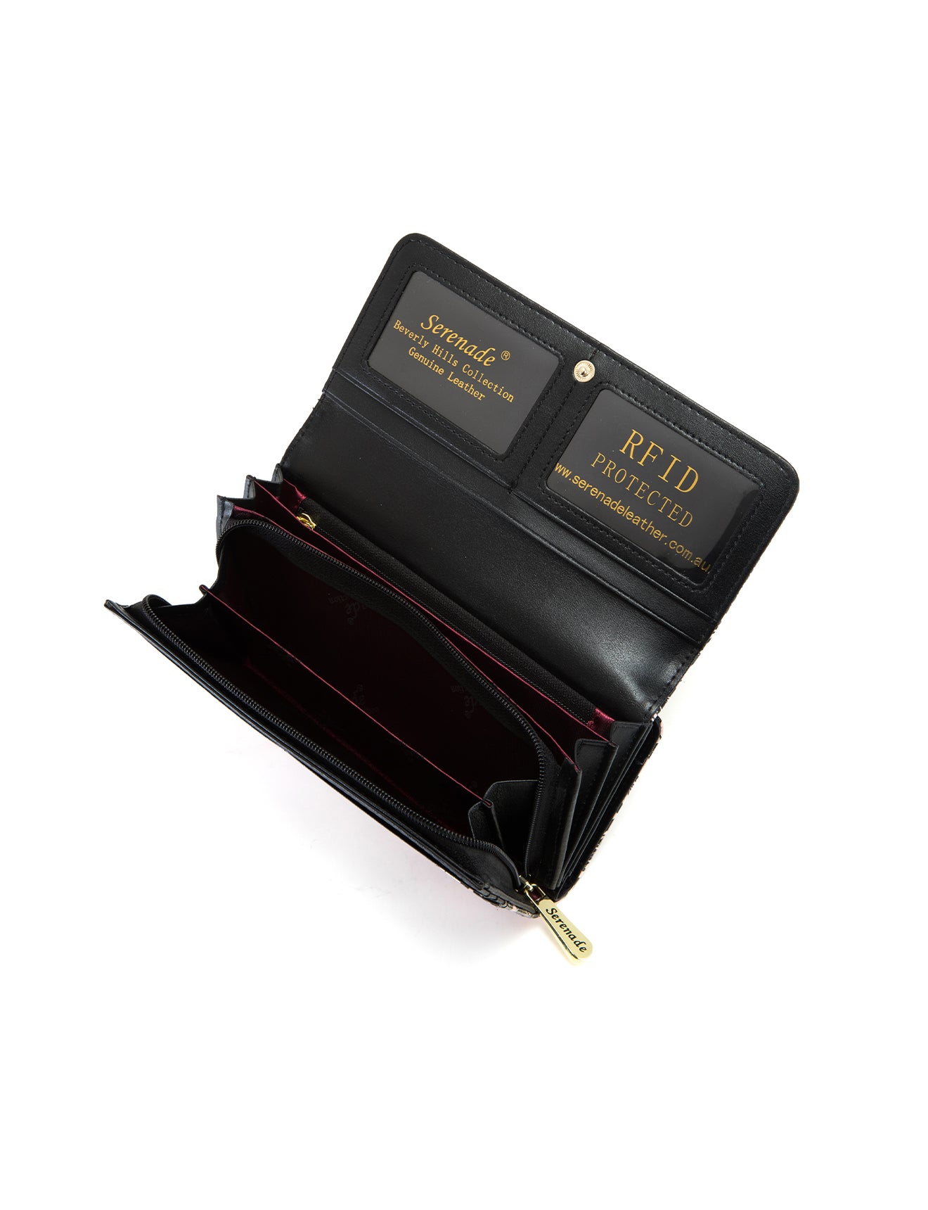 CORSETTE LARGE  PATENT LEATHER WALLET WITH RFID-WSF3201