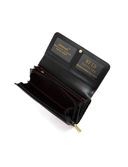 CORSETTE LARGE  PATENT LEATHER WALLET WITH RFID-WSF3201