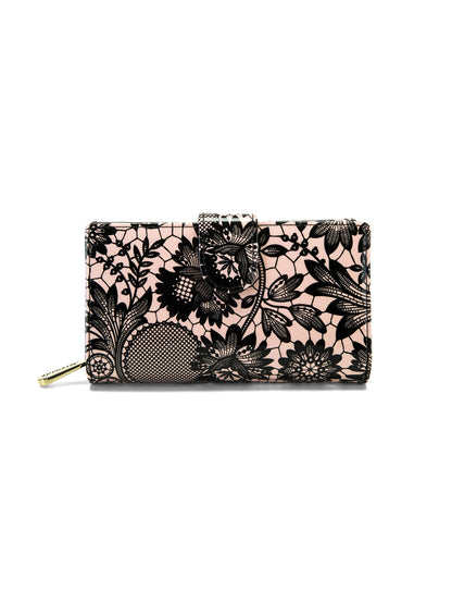 CORSETTE MEDIUM PATENT LEATHER WALLET WITH RFID-WSF3202