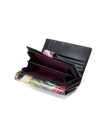 AURORA MEDIUM PATENT LEATHER WALLET WITH RFID- WSF3302