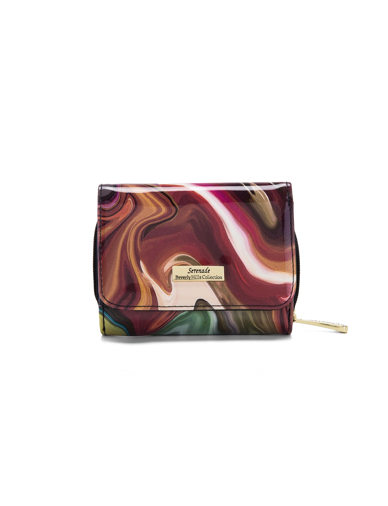 AURORA SML PATENT LEATHER WALLET WITH RFID-WSF3303