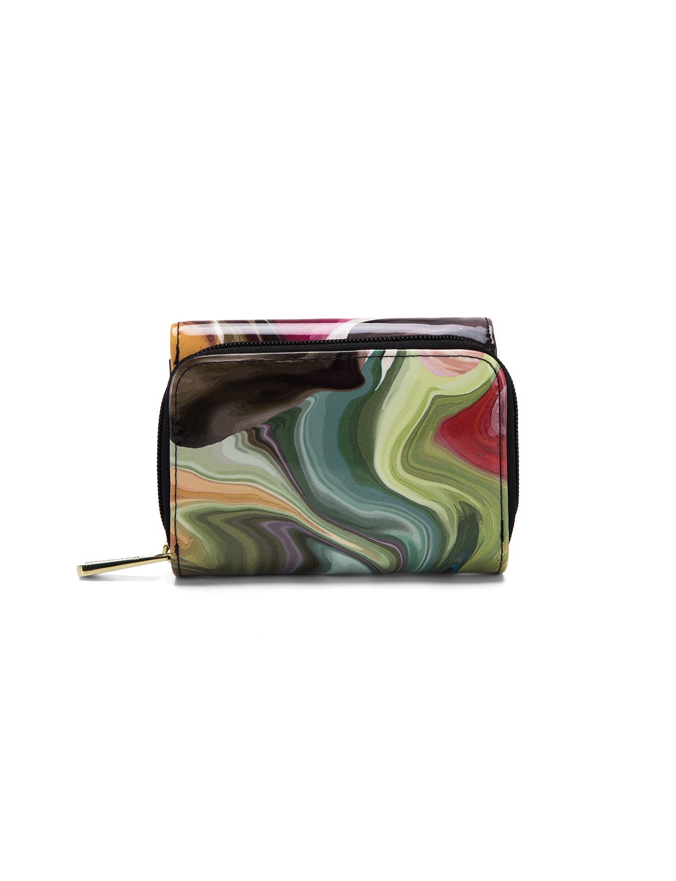 AURORA SML PATENT LEATHER WALLET WITH RFID-WSF3303