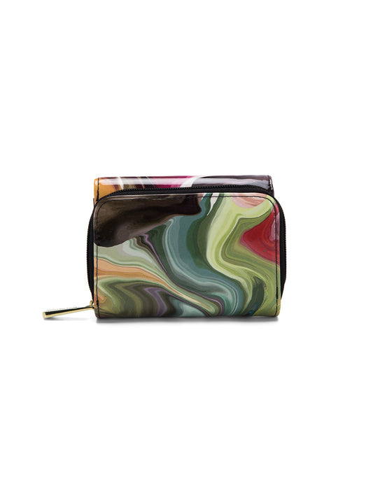 AURORA SML PATENT LEATHER WALLET WITH RFID-WSF3303