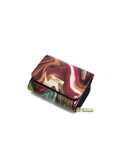 AURORA SML PATENT LEATHER WALLET WITH RFID-WSF3303