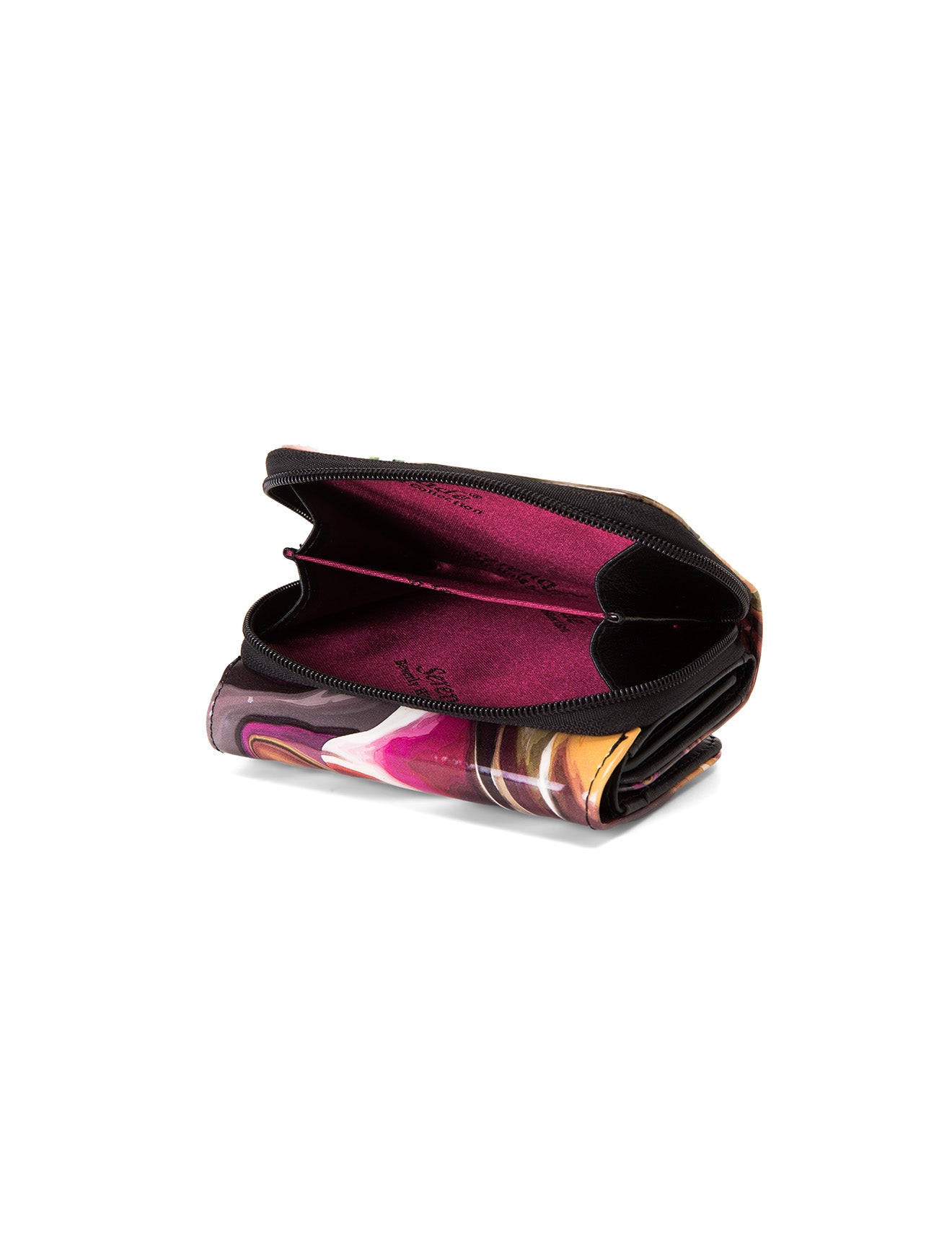 AURORA SML PATENT LEATHER WALLET WITH RFID-WSF3303
