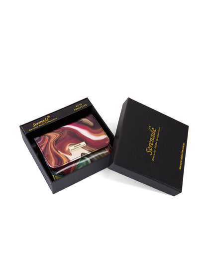 AURORA SML PATENT LEATHER WALLET WITH RFID-WSF3303