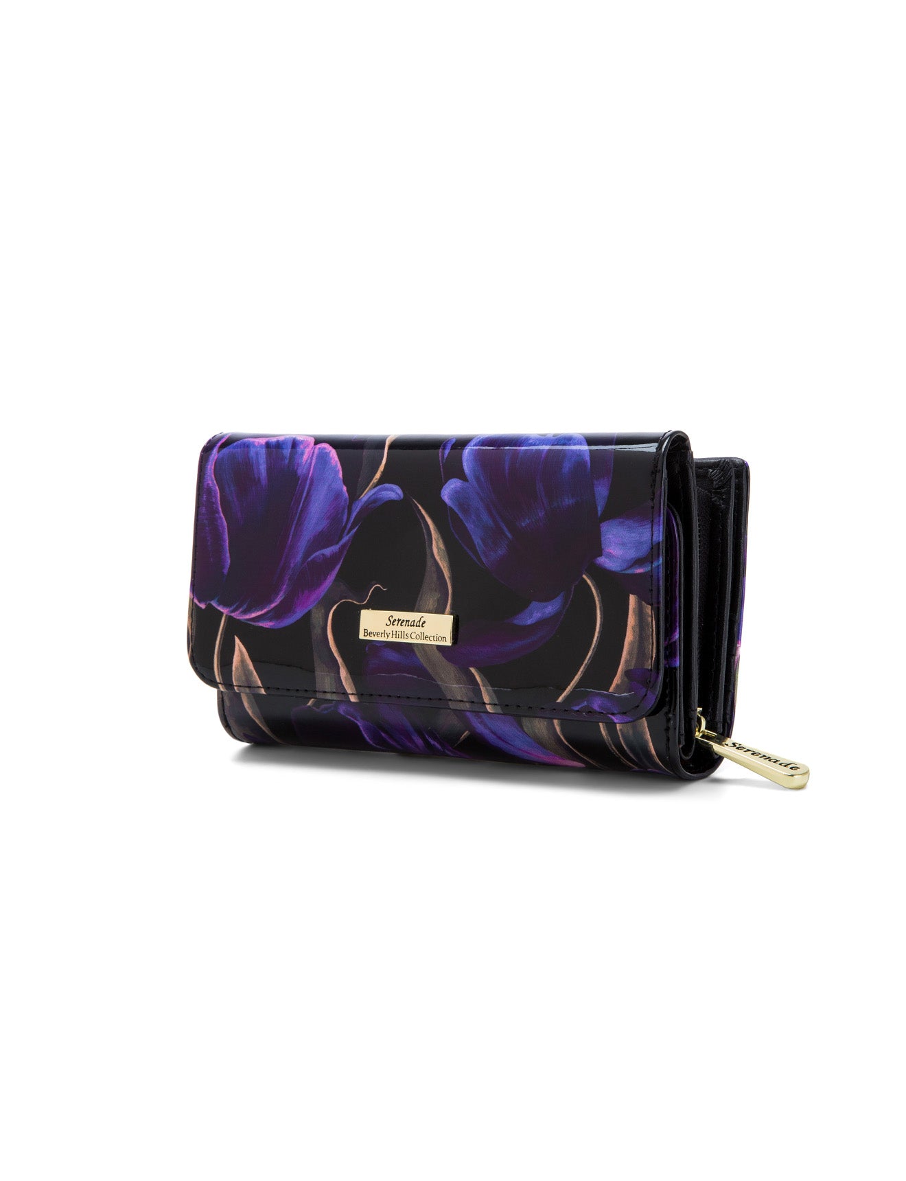 LISSE MEDIUM PATENT LEATHER WALLET WITH RFID-WSF3702