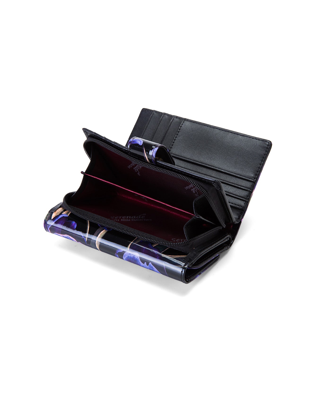 LISSE MEDIUM PATENT LEATHER WALLET WITH RFID-WSF3702