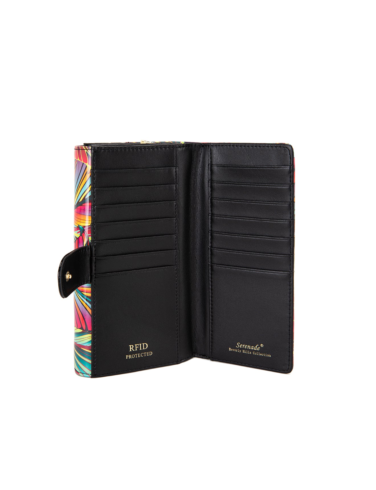AMAZON LARGE  PATENT LEATHER WALLET WITH RFID- WSF3901