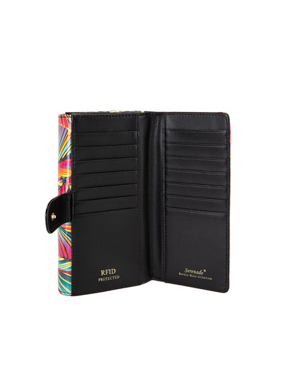 AMAZON LARGE  PATENT LEATHER WALLET WITH RFID- WSF3901