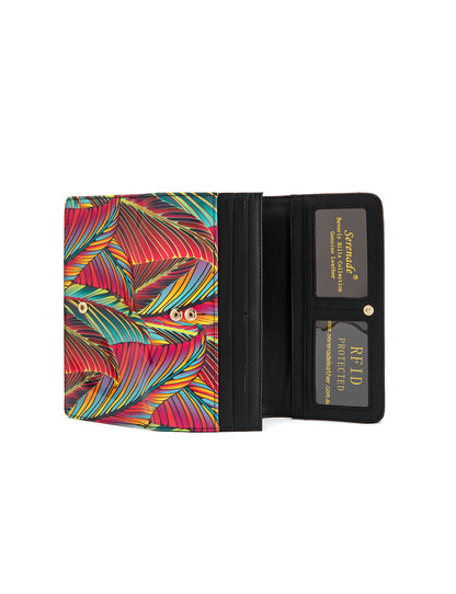 AMAZON LARGE  PATENT LEATHER WALLET WITH RFID- WSF3901