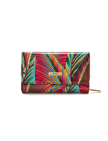 AMAZON MEDIUM PATENT LEATHER WALLET WITH RFID- WSF3902