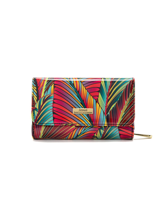 AMAZON MEDIUM PATENT LEATHER WALLET WITH RFID- WSF3902