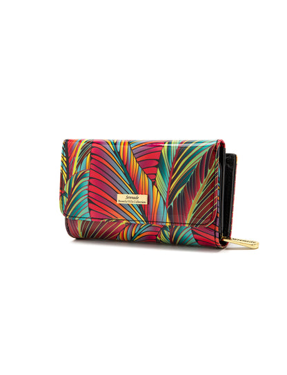 AMAZON MEDIUM PATENT LEATHER WALLET WITH RFID- WSF3902