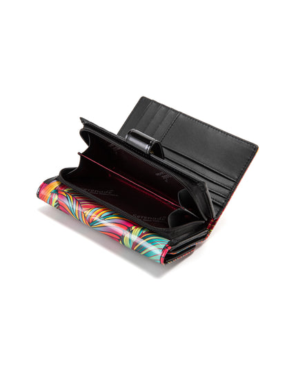 AMAZON MEDIUM PATENT LEATHER WALLET WITH RFID- WSF3902