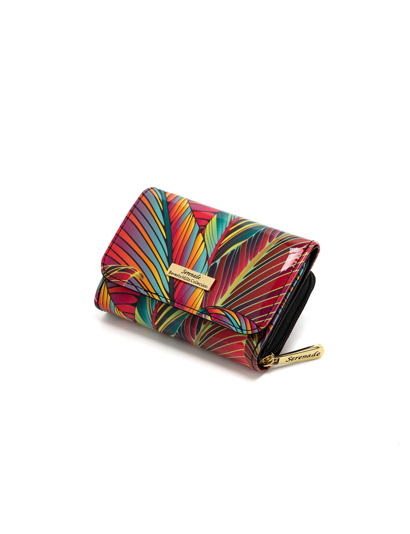 AMAZON SML PATENT LEATHER WALLET WITH RFID- WSF3903