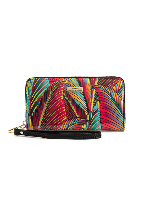 AMAZON ZIP AROUND LEATHER RFID WALLET- WSF3916