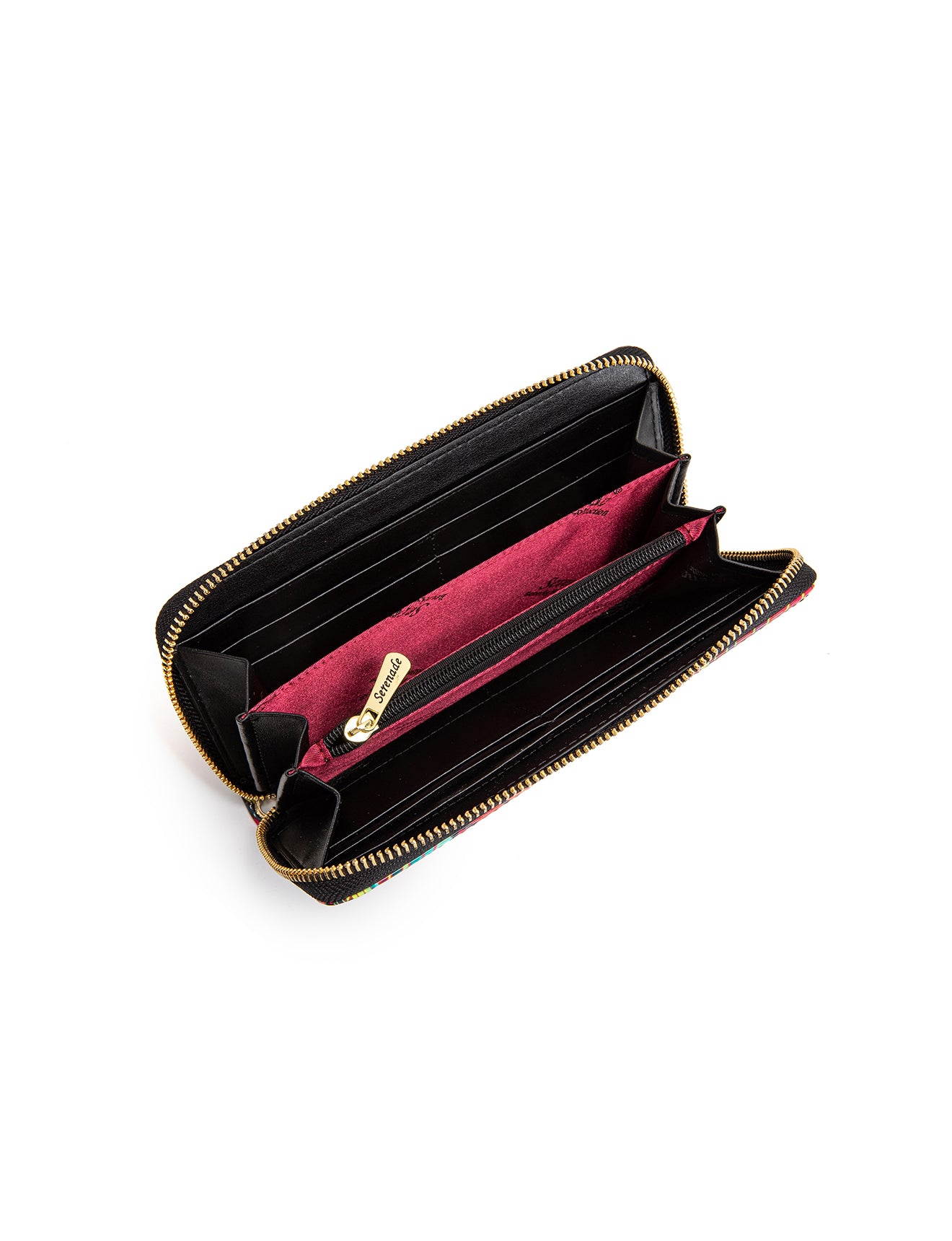 AMAZON ZIP AROUND LEATHER RFID WALLET- WSF3916