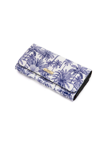 PALMS LARGE  PATENT LEATHER WALLET WITH RFID- WSF4001