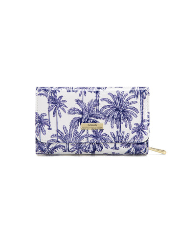 PALMS MEDIUM PATENT LEATHER WALLET WITH RFID- WSF4002- NEW IN