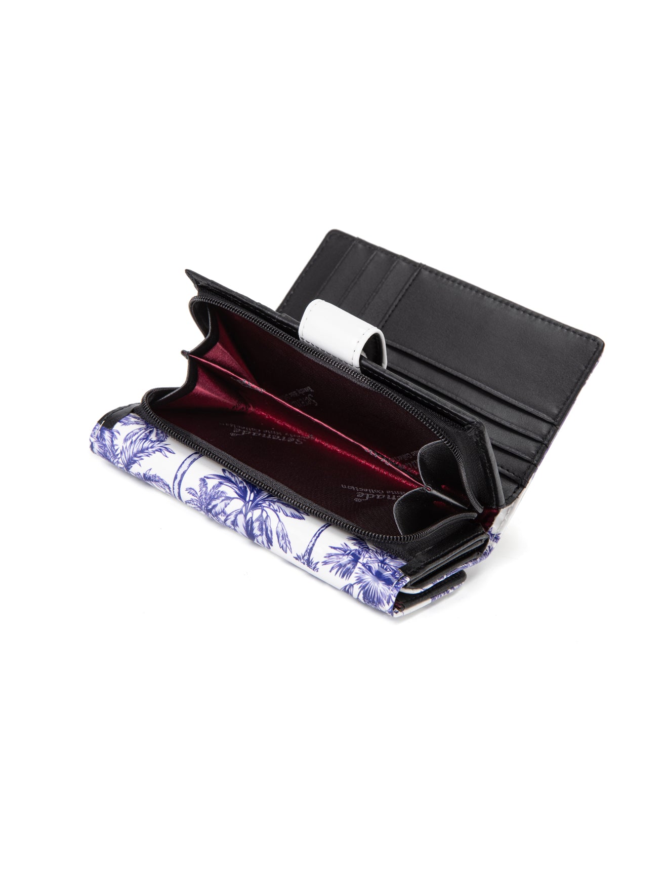 PALMS MEDIUM PATENT LEATHER WALLET WITH RFID- WSF4002