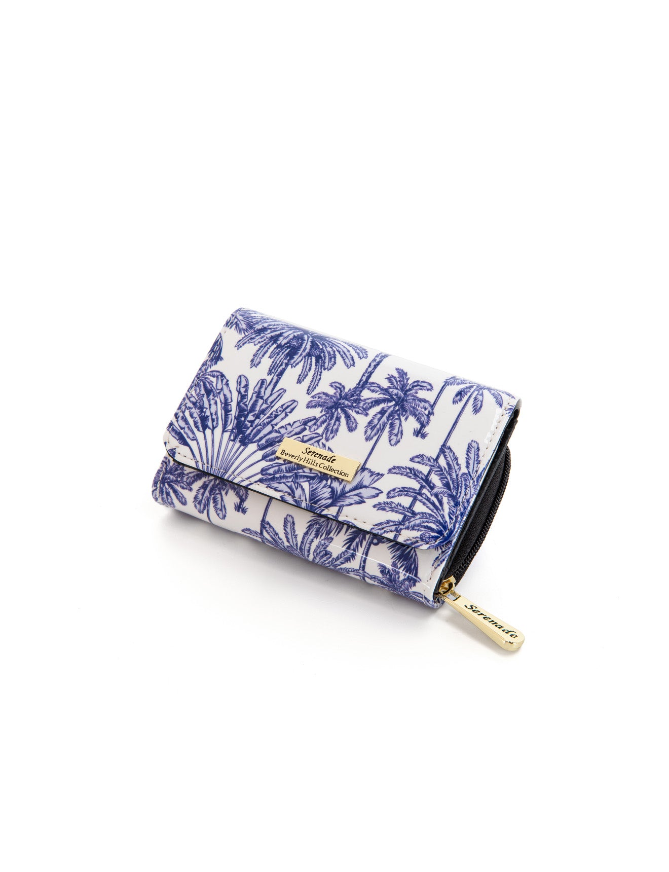 PALMS SML PATENT LEATHER WALLET WITH RFID- WSF4003