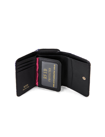 PALMS SML PATENT LEATHER WALLET WITH RFID- WSF4003